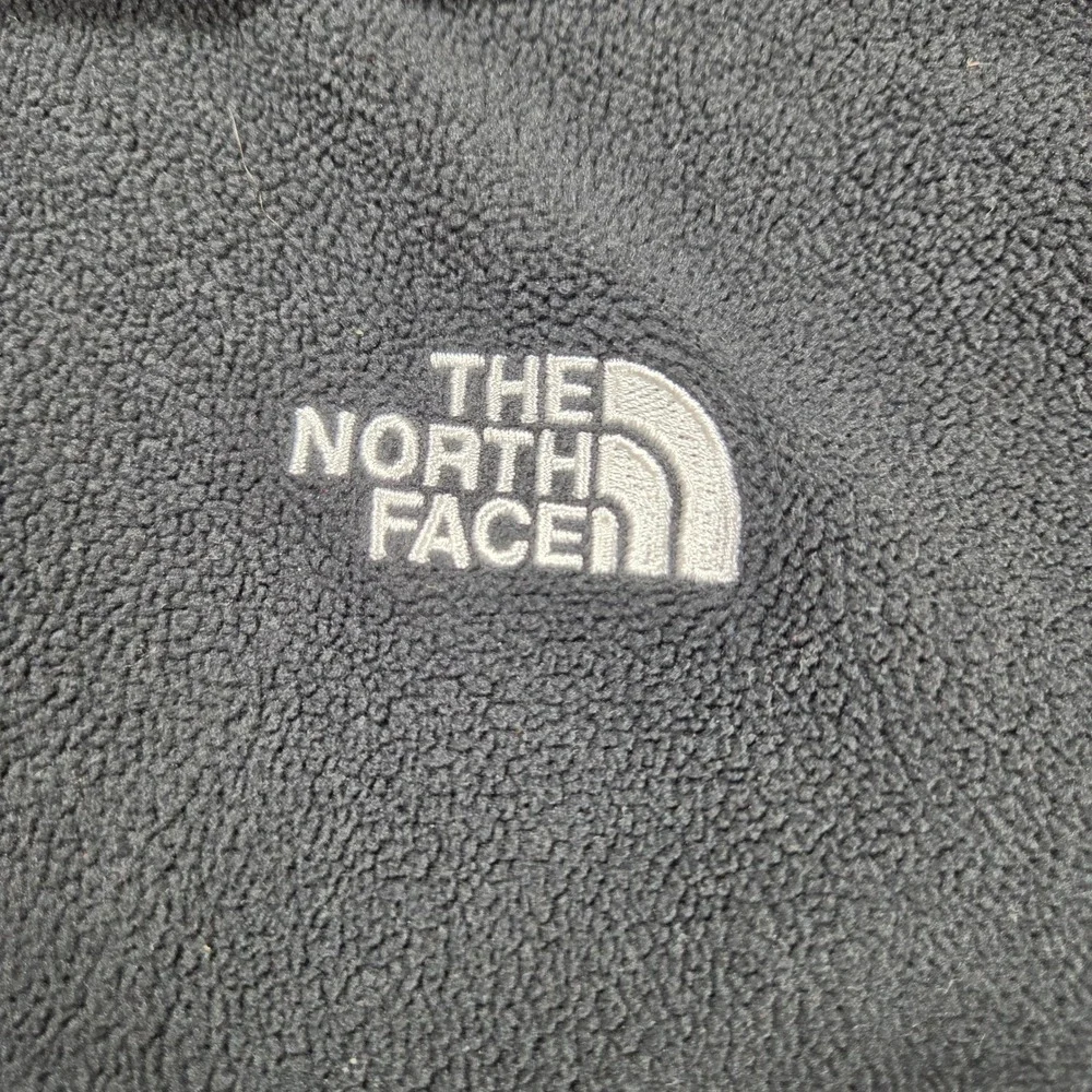 The North Face TKA 100 Glacier Quarter Zip Fleece Pullover Black Mens Large AJGW
